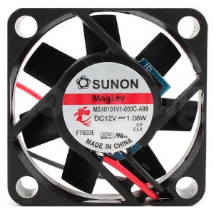 SUNON ME40101V1-000C-A99 ME40101V1-0000-A99 12V 1.08W 2 wires Cooling Fan
