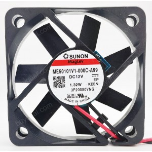 SUNON ME50101V1-000C-A99 12V 1.32W 2wires cooling fan