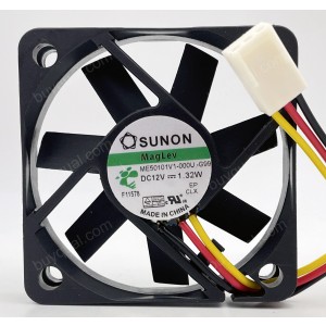 SUNON ME50101V1-000U-G99 12V 1.32W 3wires Cooling Fan