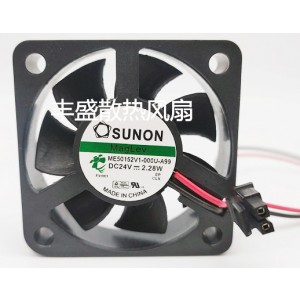SUNON ME50152V1-000U-A99 24V 2.28W 2wires Cooling Fan