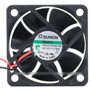 SUNON ME5015V3-000U-A99 12V 0.78W 2wires cooling fan