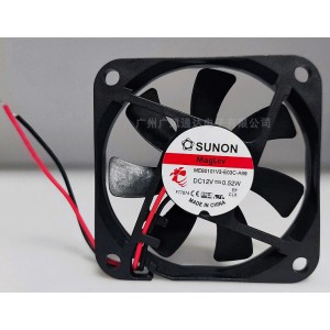 Sunon ME60101V3-E03C-A99 12V 0.52W 2wires Cooling Fan 