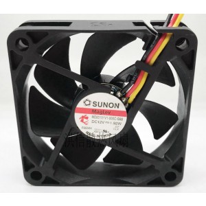SUNON ME60151V1-000C-G99 12V 1.92W 3wires Cooling Fan
