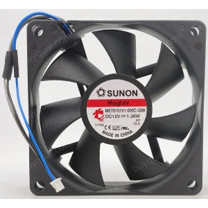 Sunon ME70151V1-000C-G99 12V 1.36W 3wires Cooling Fan 
