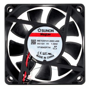 SUNON ME70201V1-000C-A99 12V 1.56W 2 wires Cooling Fan