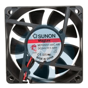 SUNON ME70202V1-000C-A99 24V 1.59W 2wires cooling fan