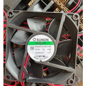 SUNON ME80201V3-000U-A99 12V 0.89W 2wires Cooling Fan