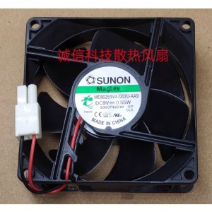 SUNON ME80251V4-Q02U-AA9 9V 0.54W 2wires cooling fan
