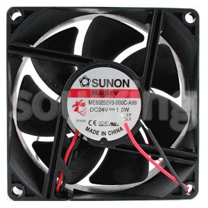 SUNON ME80252V3-000C-A99 24V 1.2W 2wires Cooling Fan