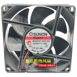 SUNON ME92252V3-000C-A99 24V 1.3W 2wires cooling fan