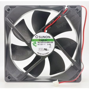 Sunon MEC0251V2-0000-A99 12V 3.4W 2wires Cooling Fan