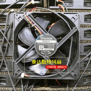 SUNON MEC0251V2-000C-G99 12V 3.40W 3wires Cooling Fan 