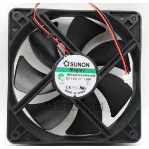 Sunon MEC0251V3-0000-A99 12V 2.9W 2wires Cooling Fan 