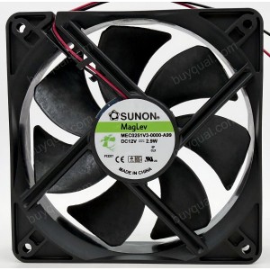 Sunon MEC0251V3-0000-A99 12V 1.9W 2wires Cooling Fan 