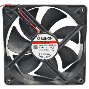 SUNON MEC0252V1-000C-A99 24V 5.0W 2wires Cooling Fan 