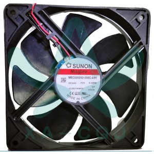 SUNON MEC0252V2-000C-A99 24V 3.5W 2wires Cooling Fan