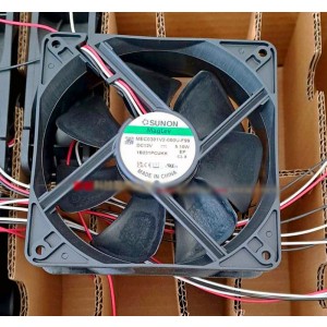 SUNON MEC0381V2-000U-F99 12V 5.10W 3wires Cooling Fan 