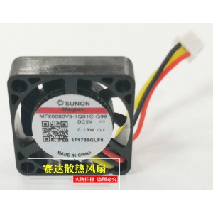 SUNON MF20060V1-1Q01C-G99 5V 0.4W 4wires Cooling Fan