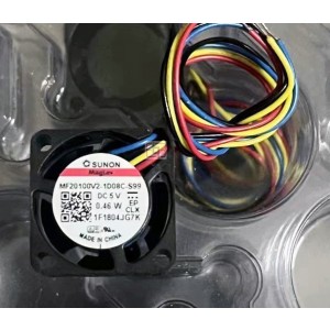 SUNON MF20100V2-1D08C-S99 5V 0.46W 3wires Cooling Fan