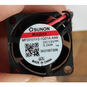 SUNON MF20101V2-1Q01A-AA9 12V  0.16W 2wires Cooling Fan