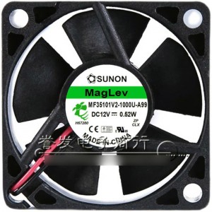 SUNON MF35101V2-1000U-A99 MF35101V21000UA99 12V 0.52W 2wires Cooling Fan 