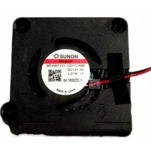 Sunon MF40071V1-1Q01C-A99 12V 2.21W 2wires Cooling Fan 