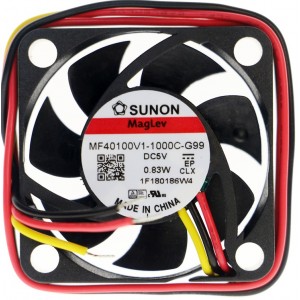 Sunon MF40100V1-1000C-G99 5V 0.83W 3wires Cooling Fan 