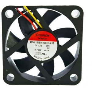SUNON MF40101B1-1000C-A99 12V 0.72W 3wires Cooling Fan 