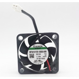 Sunon ME40101V1-000U-A99 12V 1.08W 2wires Cooling Fan 