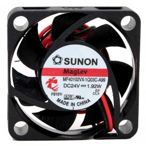 SUNON MF40102VX-1Q03C-A99 24V 1.92W 2wires Cooling Fan