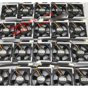 SEPA MF40J-12A 12V 0.05A 3wires cooling fan