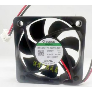 SUNON MF50101V1-10000-A99 12V 0.84W 2wires Cooling Fan 