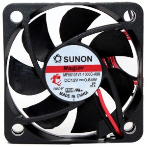 Sunon MF50101V1-1000C-A99 12V 0.84W 2wires Cooling Fan 
