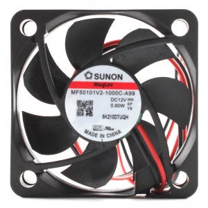 SUNON MF50101V2-1000C-A99 MF50101V21000CA99 12V 0.60W 2wires Cooling Fan 