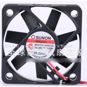 SUNON MF50102V1-Q000-A99 24V 1.20W 2wires Cooling Fan 
