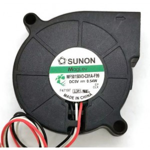 SUNON MF50150V3-C01A-F99 5V 0.54W 3wires Cooling Fan