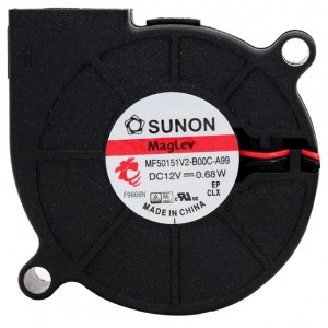 Sunon MF50151V2-B00C-A99 12V 0.68W 2wires Cooling Fan 