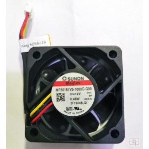 SUNON MF50151V3-1000C-G99 12V 0.48W 3wires Cooling Fan