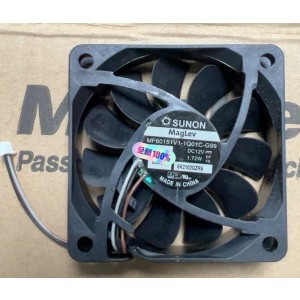 SUNON MF60151V1-1Q01C-G99 12V 1.72W 3wires Cooling Fan 