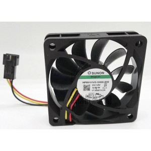 SUNON MF60151V2-10000-G99 12V 0.88W 3wires Cooling Fan 