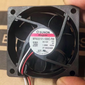 SUNON MF60201V1-1000C-F99 12V 1.56W 3wires Cooling Fan