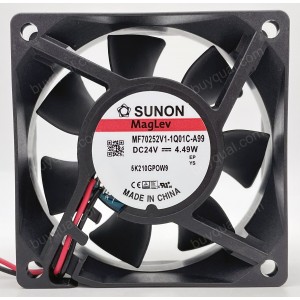 SUNON MF70252V1-1Q01C-A99 24V  4.49W 2wires Cooling Fan