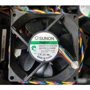 SUNON MF80201VX-Q000-S99 12V 3.84W 4wires Cooling Fan