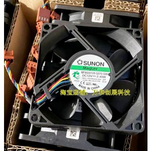 SUNON MF80201VX-Q070-S99 12V 2.40W 4wires Cooling Fan