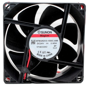 Sunon MF80252V3-1000C-A99 24V 0.96W 2wires Cooling Fan 