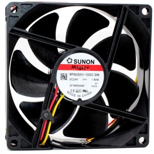 Sunon MF92252V1-1000C-G99 24V 1.92W 3wires Cooling Fan 