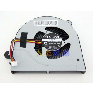 SUNON MG60090V1-C180-S99 5V 2.0W 4wires Cooling Fan