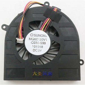 SUNON MG60120V1-C030-S99 5V 4wires Cooling Fan