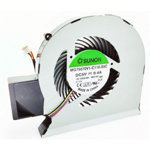 SUNON MG75070V1-C110-S9C 5V 0.4A 4wires Cooling Fan 
