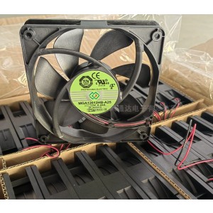 MAGIC MGA12012HB-A25 12V 0.45A 2wires Cooling Fan 